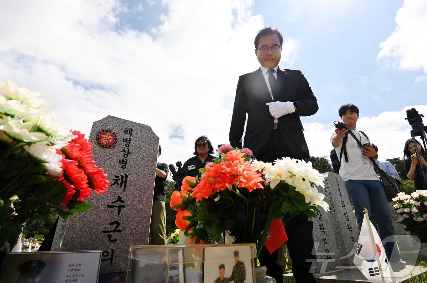 해병대원 순직사건 관련 의혹을 수사하는 이명현 특별검사. (공동취재) 2025.7.1/뉴스1 ⓒ News1 김기태 기자