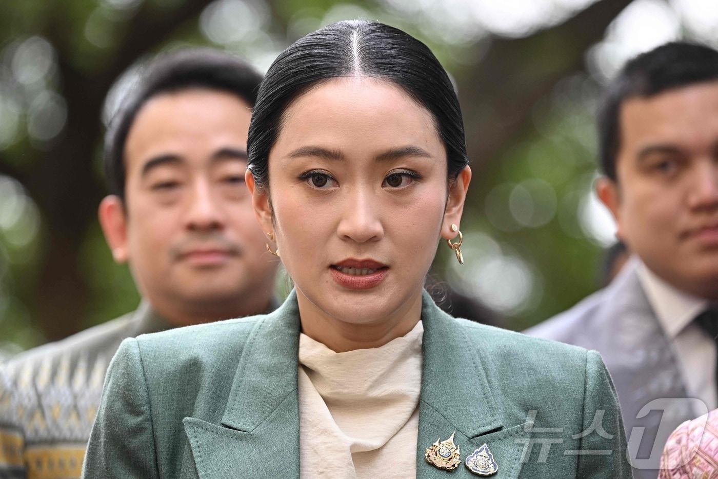 패통탄 친나왓 태국 총리가 1일(현지시간) 의회에 출석하고 있다. 2025.7.1 ⓒ AFP=뉴스1 ⓒ News1 강민경 기자