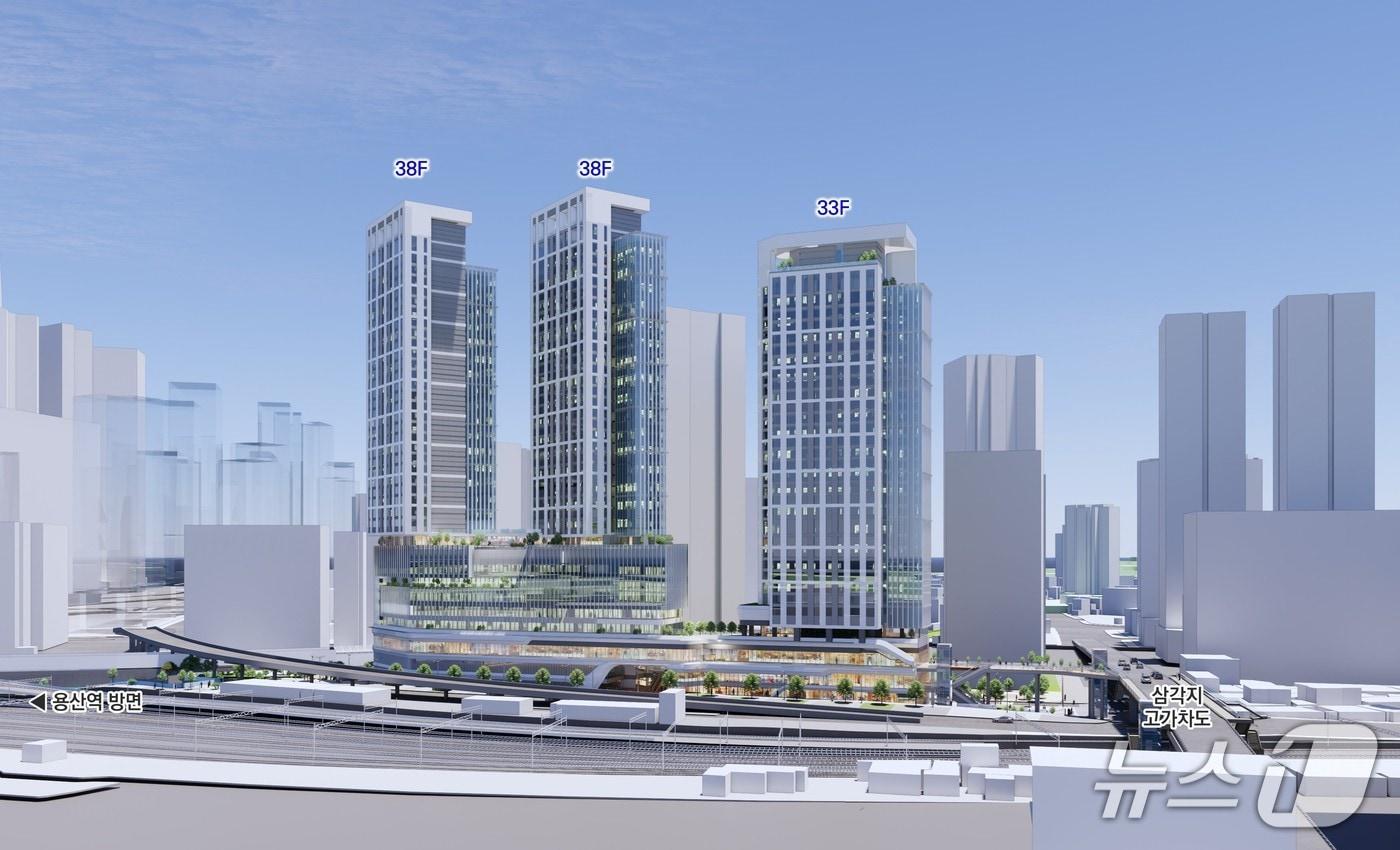 용산구 문배동 30-10 일대 조감도 (서울시 제공)