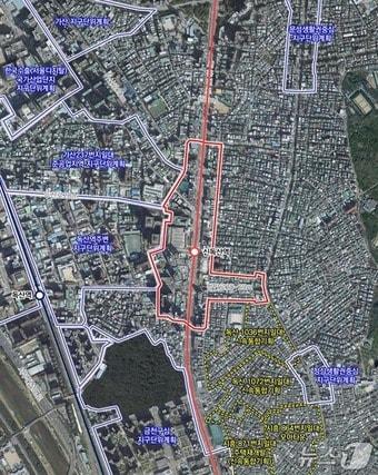 본문 이미지 -  서울 독산 지구단위계획구역 (서울시 제공)