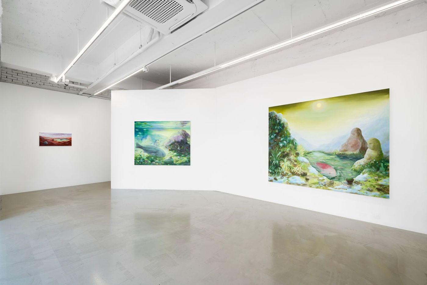 최민영 '미드나이트 워크'展 전시 전경 (갤러리바톤 제공)