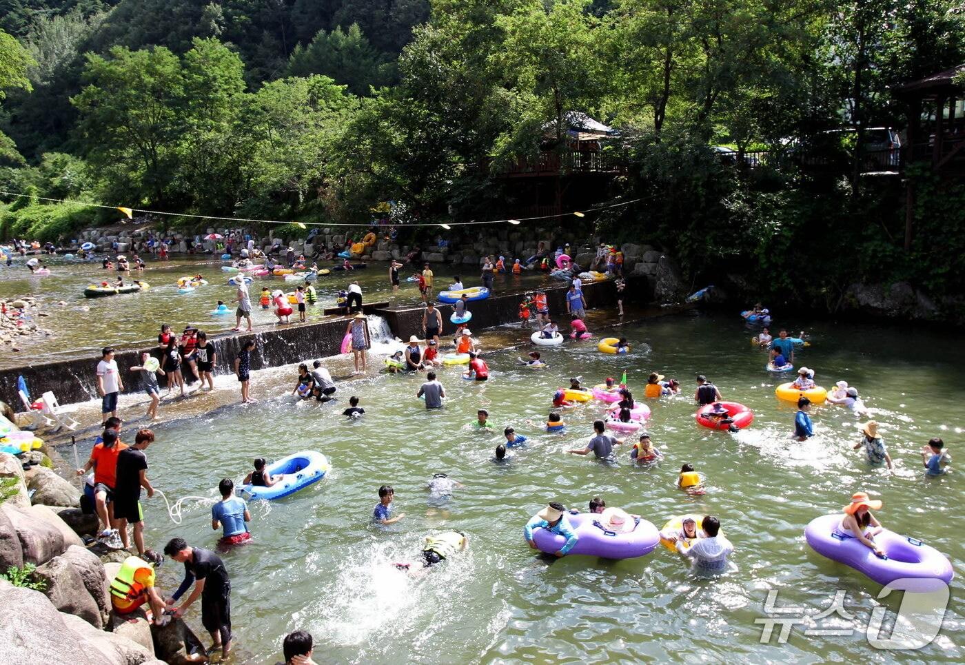 단양군 영춘면 남천계곡. (단양군 제공. 재판매 및DB금지)/뉴스1