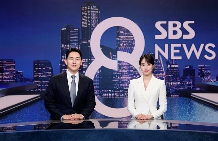 본문 이미지 - SBS8뉴스 앵커 사공성근, 주시은 / SBS