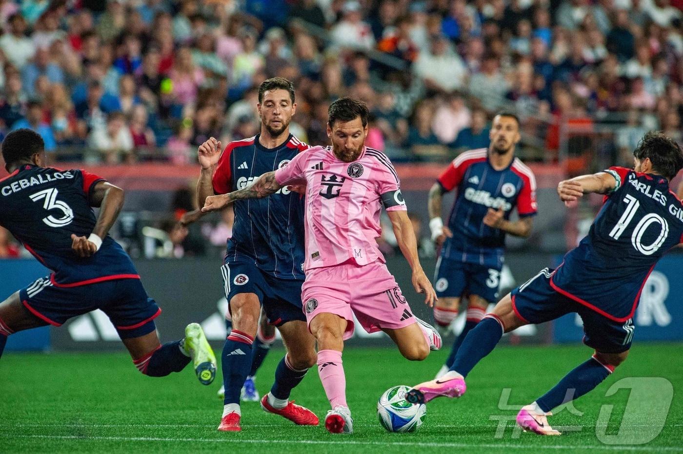 인터마이애미의 리오넬 메시ⓒ AFP=뉴스1