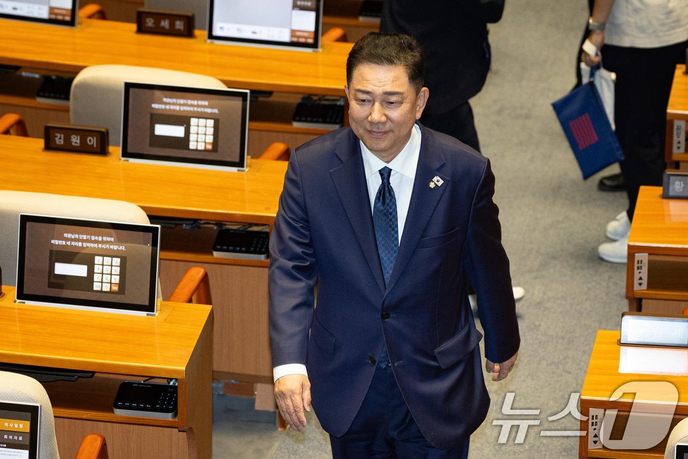 김병기 더불어민주당 당대표 직무대행 겸 원내대표. 2025.7.10/뉴스1 ⓒ News1 유승관 기자