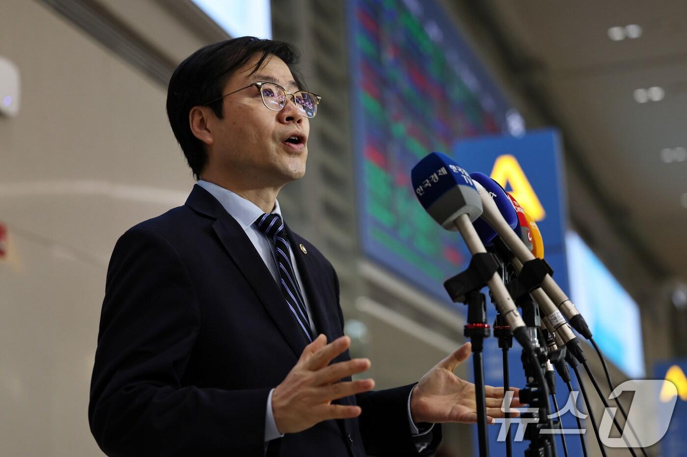 여한구 산업통상자원부 통상교섭본부장 ⓒ News1 구윤성 기자