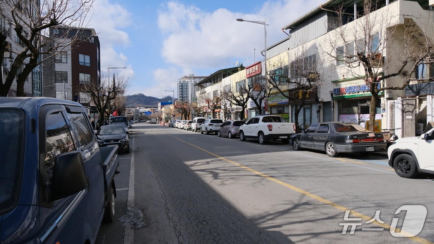 영동읍 중앙로터리 회전교차로~영동역 구간 (영동군 제공, 재판매 및 DB구간) 