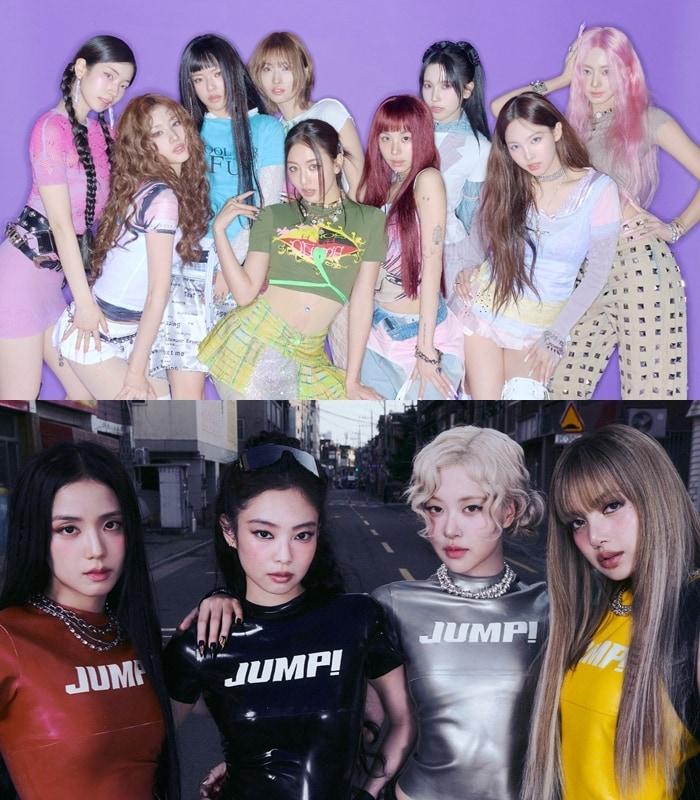 본문 이미지 - 트와이스&#40;위&#41;, 블랙핑크 / 사진출처=JYP엔터테인먼트, YG엔터테인먼트