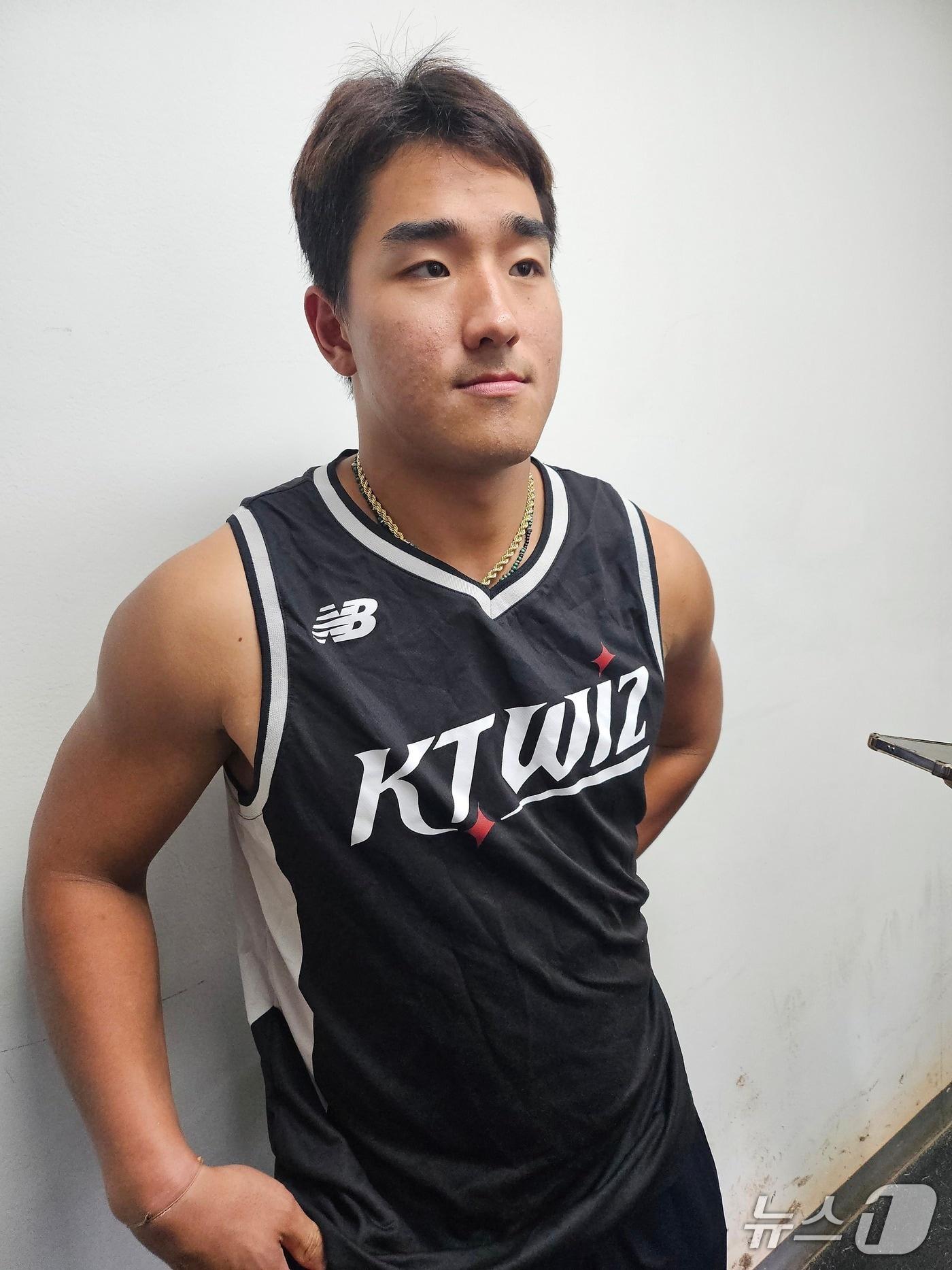 본문 이미지 - KT 위즈 안현민. ⓒ News1