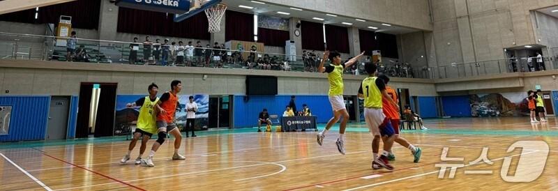 본문 이미지 -  지난해 단양에서 열린 농구대회.(단양군 제공. 재판매 및 DB금지)/뉴스1