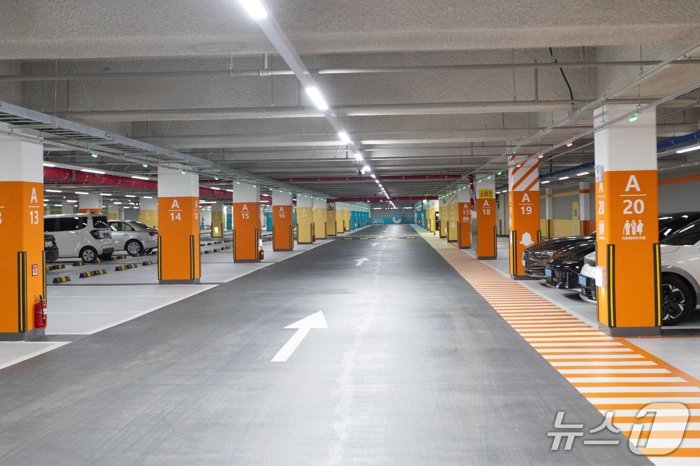 광명동(전통시장) 지하공영주차장.(광명시 제공)