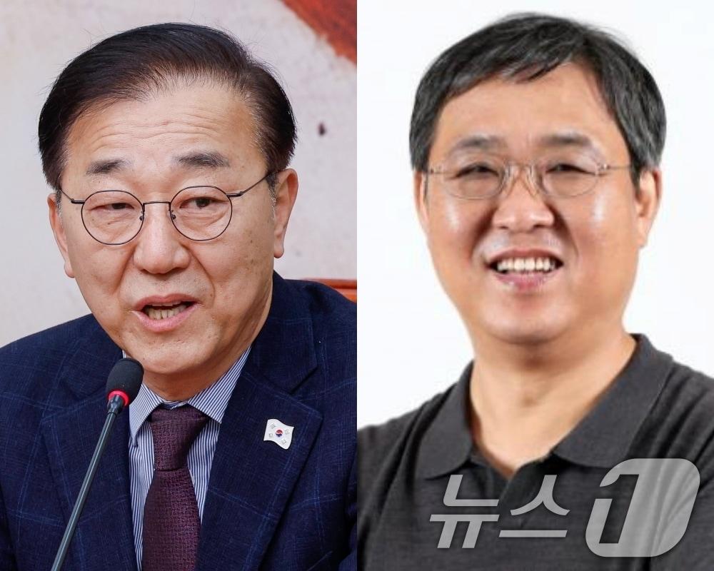 본문 이미지 - 이재명 대통령은 11일 국토교통부 장관에 김윤덕 더불어민주당 의원&#40;왼쪽&#41;, 문화체육관광부 장관에 최휘영 놀유니버스 대표를 지명했다. &#40;뉴스1 DB&#41; 2025.7.11/뉴스1