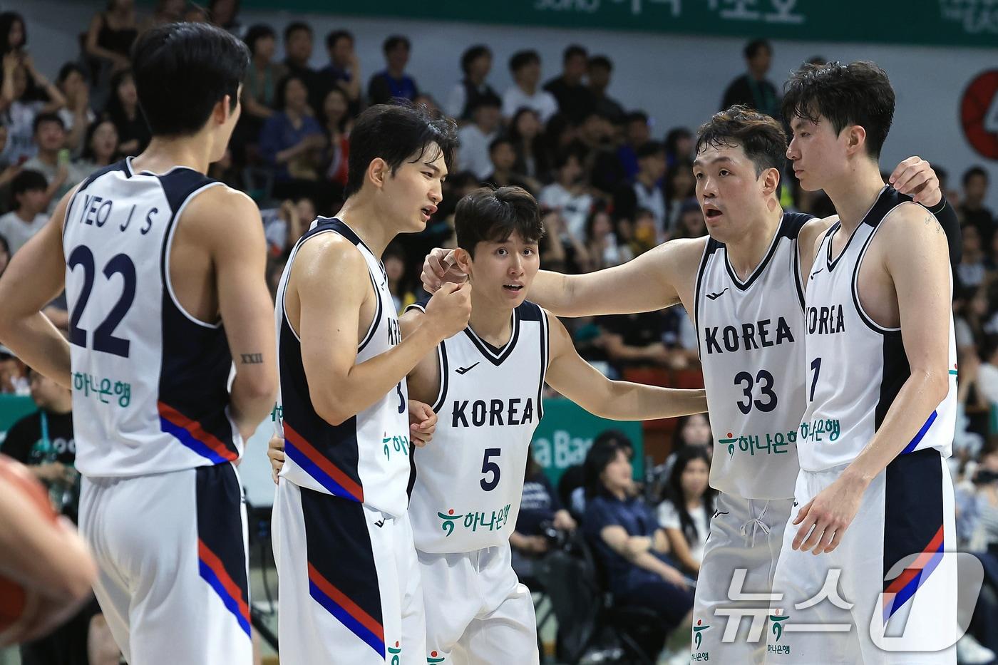남자 농구대표팀. 2025.7.11/뉴스1 ⓒ News1 박정호 기자