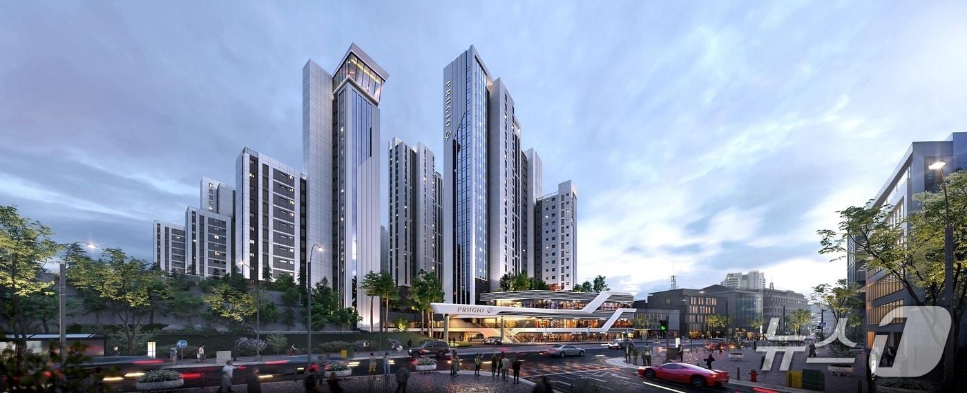 프라우드힐 푸르지오 투시도 &#40;대우건설 제공&#41;