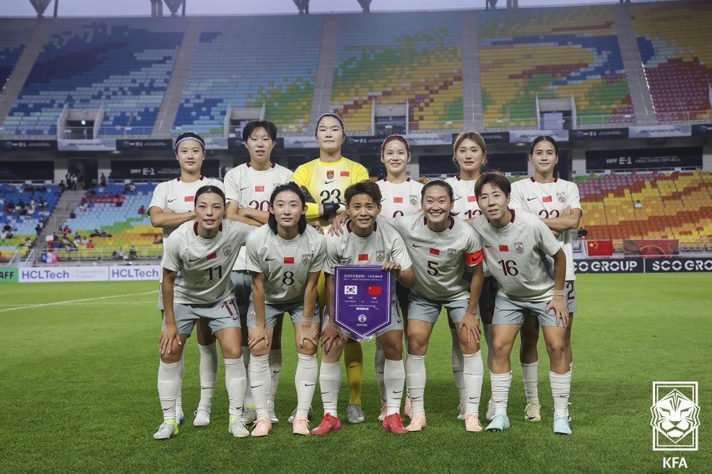 본문 이미지 - 동아시안컵에 출전한 중국 여자축구대표팀. &#40;대한축구협회 제공&#41;