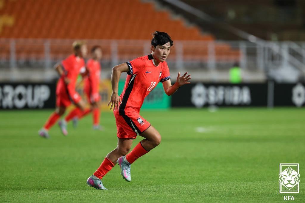 본문 이미지 - 여자 축구대표팀 지소연. &#40;대한축구협회 제공&#41;