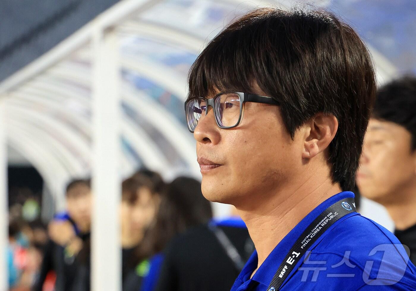 신상우 여자축구대표팀 감독. /뉴스1 ⓒ News1 김진환 기자