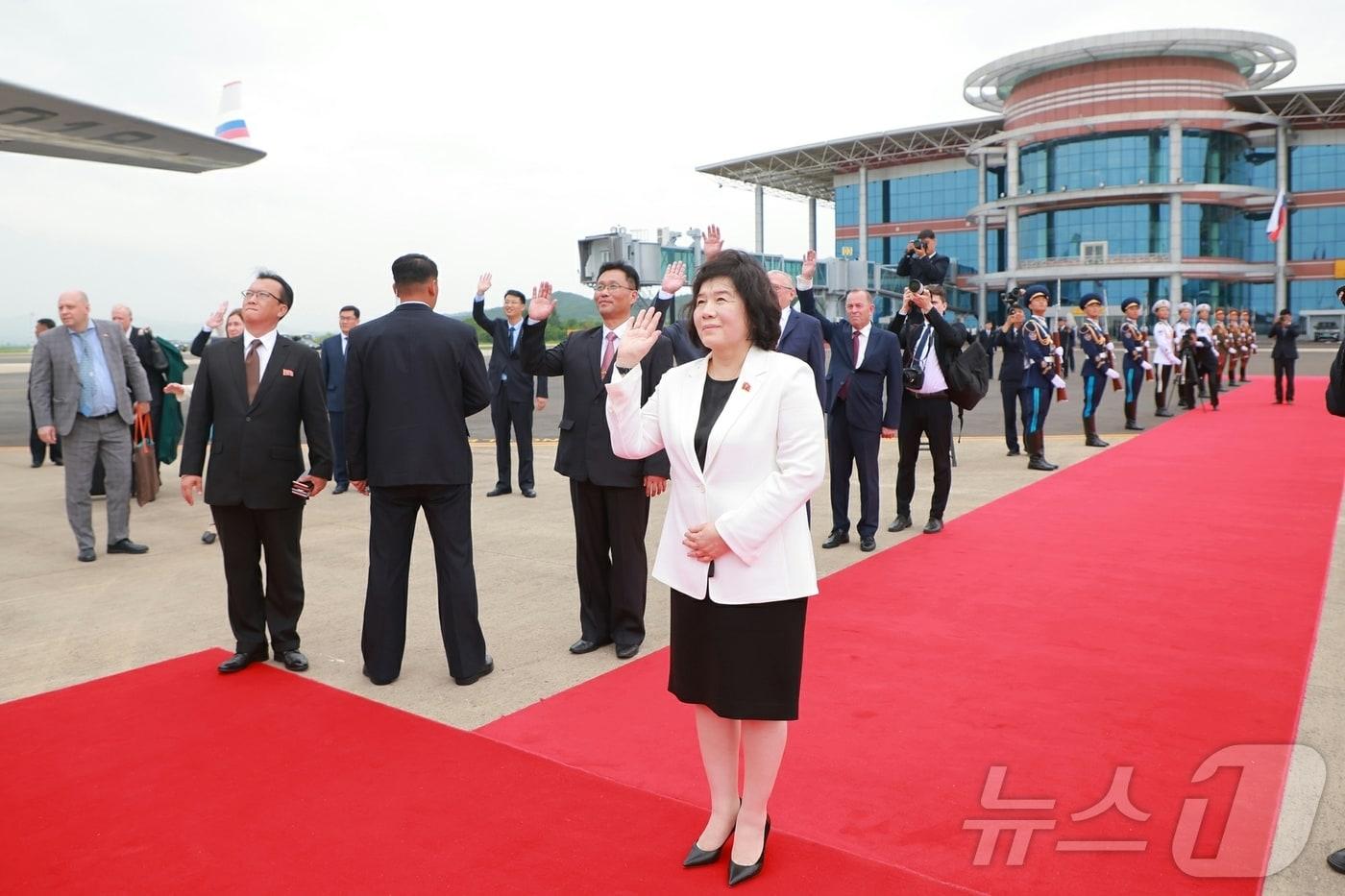 &#40;평양 노동신문=뉴스1&#41; = 최선희 북한 외무상. [국내에서만 사용가능. 재배포 금지. DB 금지. For Use Only in the Republic of Korea. Redistribution Prohibited] rodongphoto@news1.kr