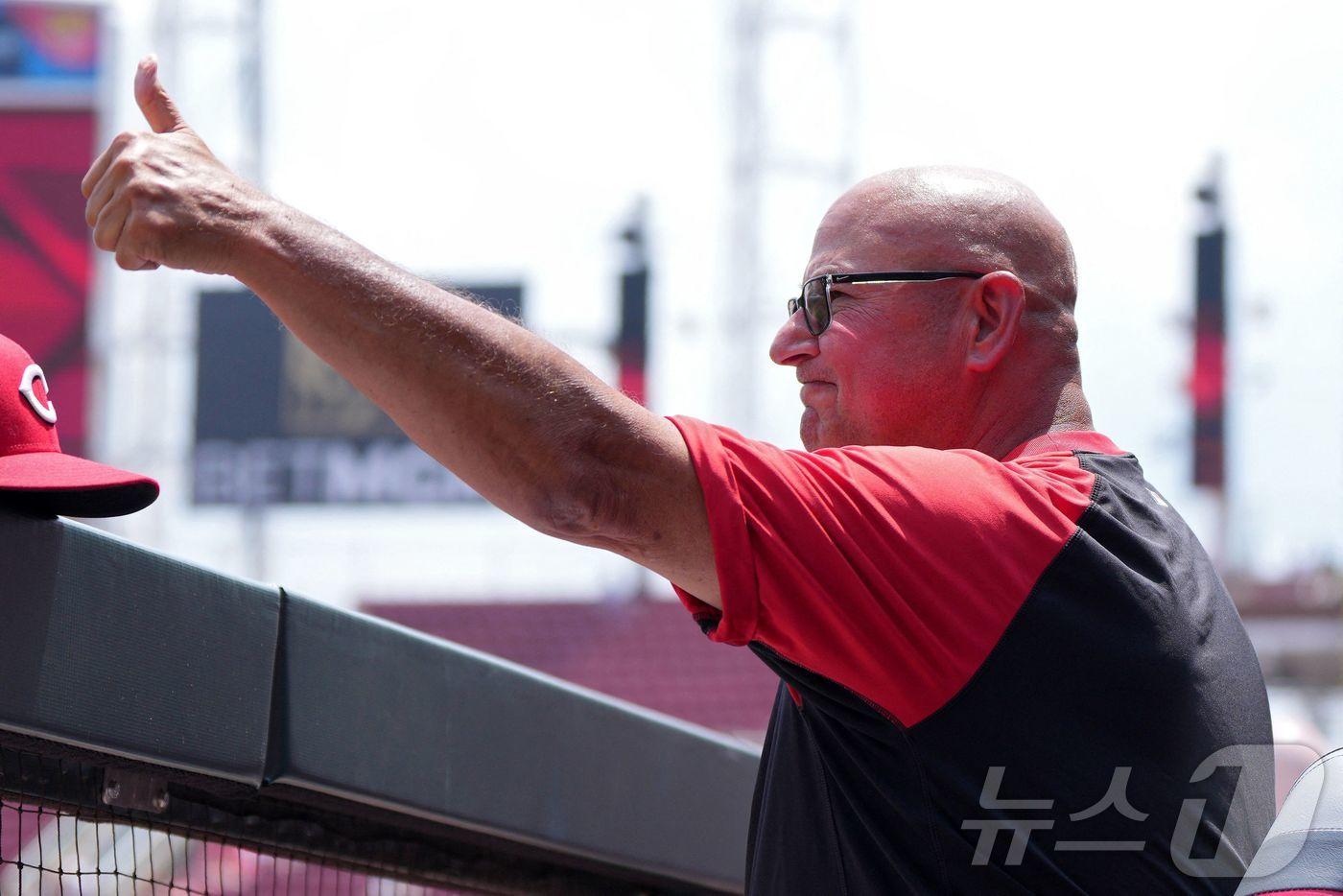 MLB 통산 2000승을 달성한 신시내티 프랑코나 감독. ⓒ AFP=뉴스1