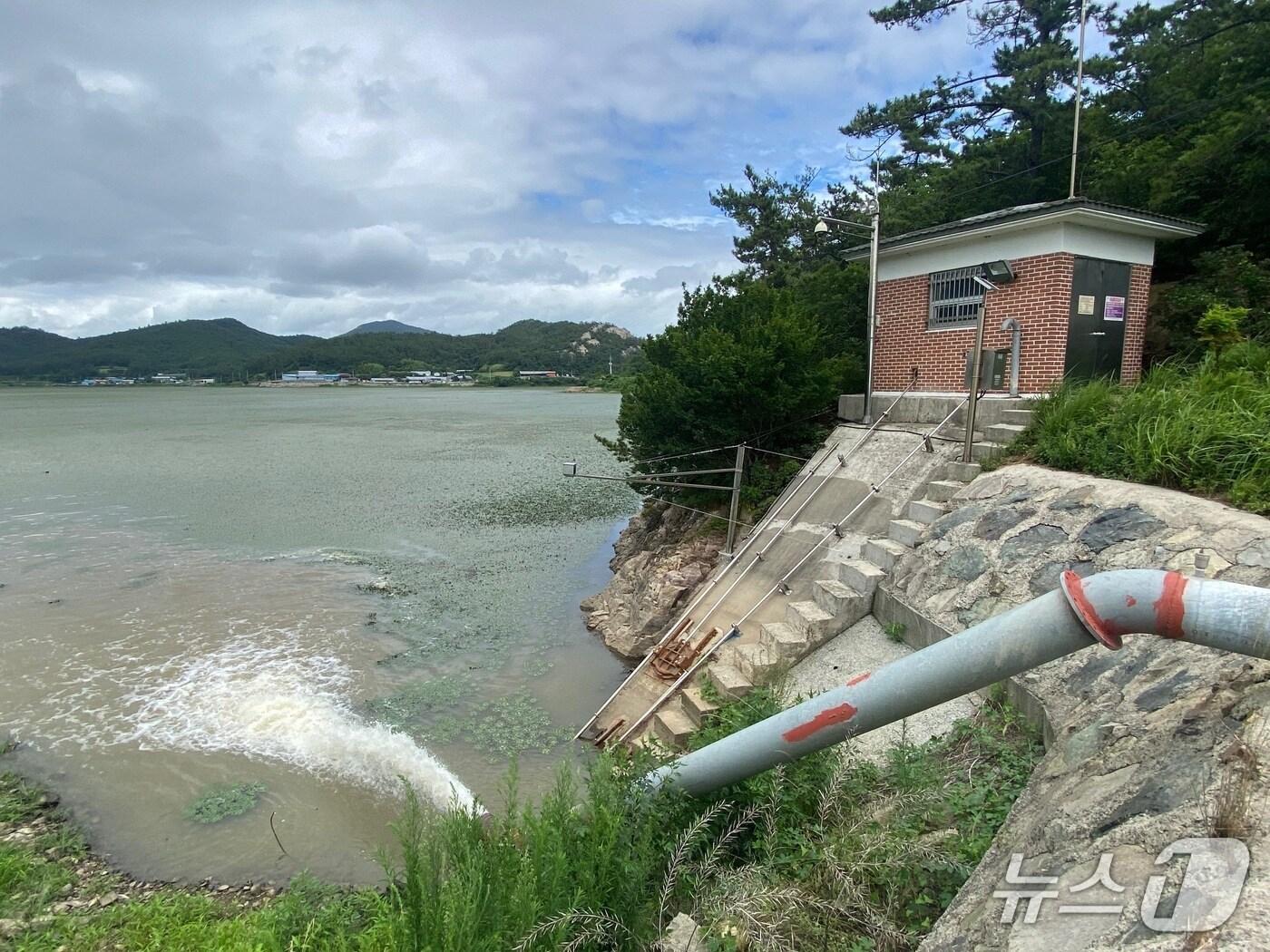 본문 이미지 - 농업용 저수지 진도 봉암제.(전남도 제공. 재판매 및 DB금지) 2025.7.14/뉴스1