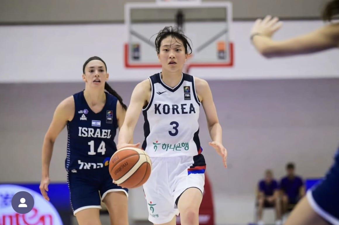 본문 이미지 - 19세 이하 여자농구 대표팀의 정현. (대한민국농구협회 SNS 캡처)