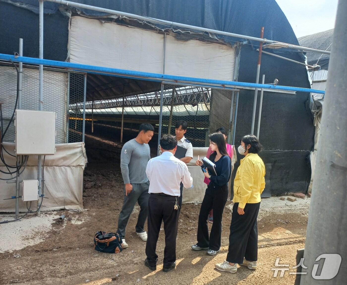 본문 이미지 - 축사 화재 예방 합동컨설팅.(전남도 제공. 재판매 및 DB금지) 2025.7.14/뉴스1