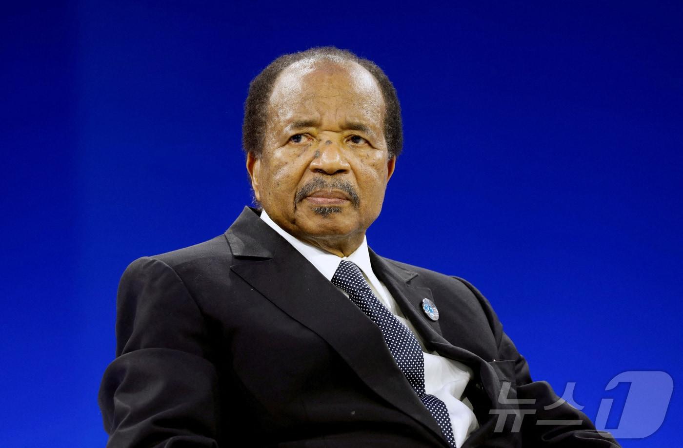 지난 2019년 11월 12일 프랑스 파리 평화 포럼에 참석한 폴 비야 카메룬 대통령. 2025. 07. 13. ⓒ 로이터=뉴스1 ⓒ News1 양은하 기자