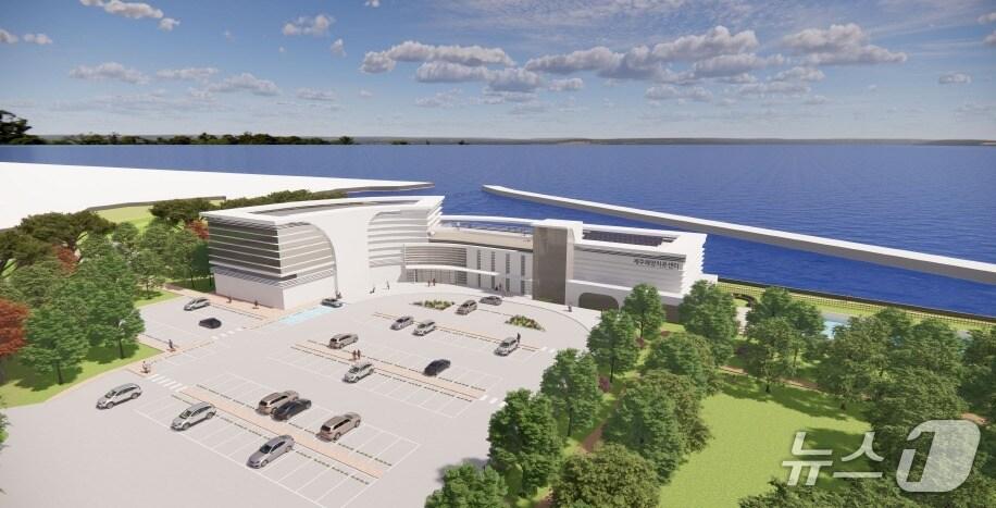 본문 이미지 -  제주해양치유센터 조감도(제주도 제공)/뉴스1