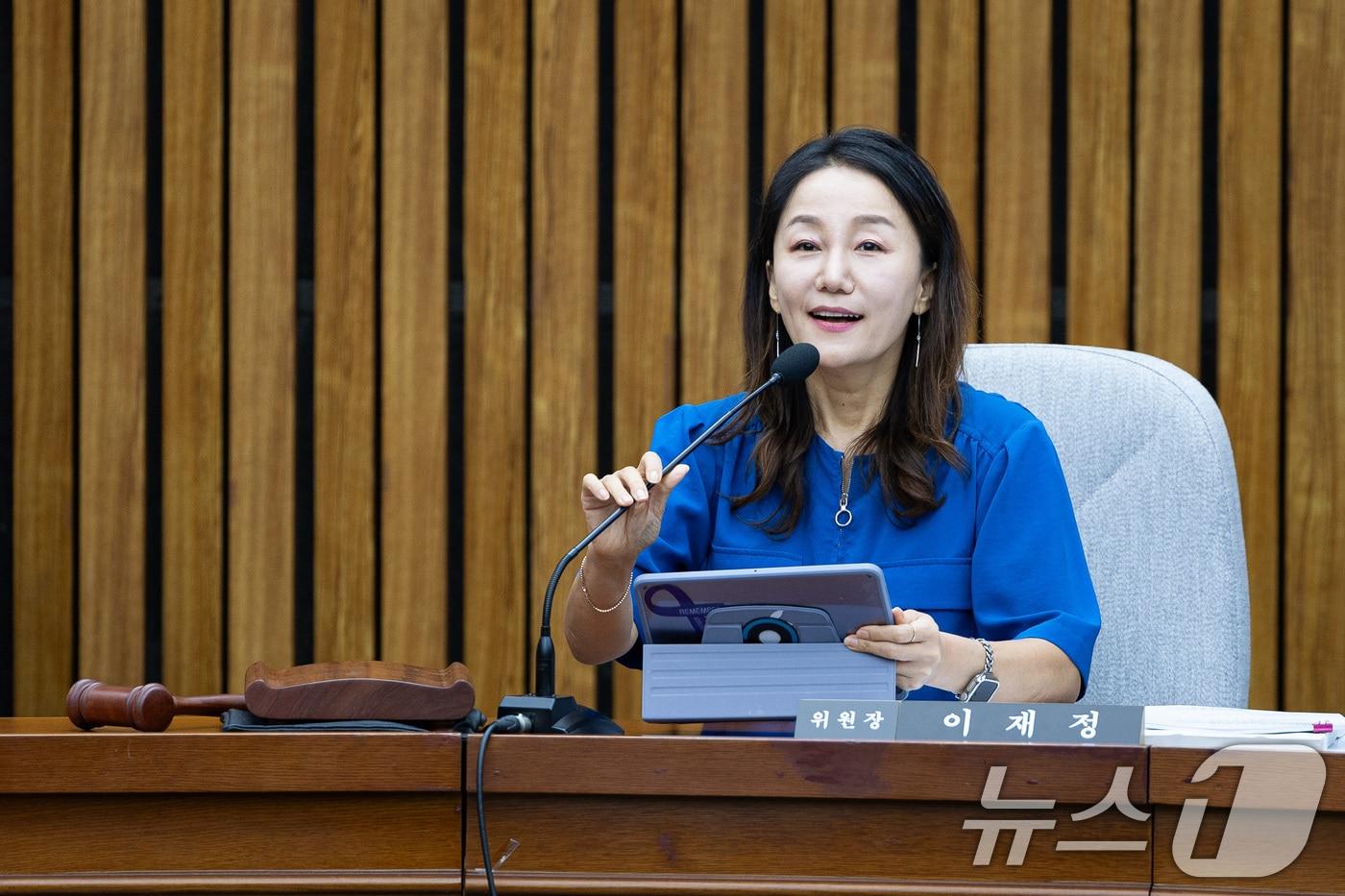 본문 이미지 - 이재정 더불어민주당 의원. 2025.7.14 ⓒ 뉴스1 유승관 기자
