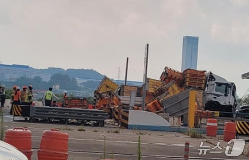 본문 이미지 -  사고 현장. (독자 제공. 재판매 및 DB 금지) 2025.7.14/뉴스1