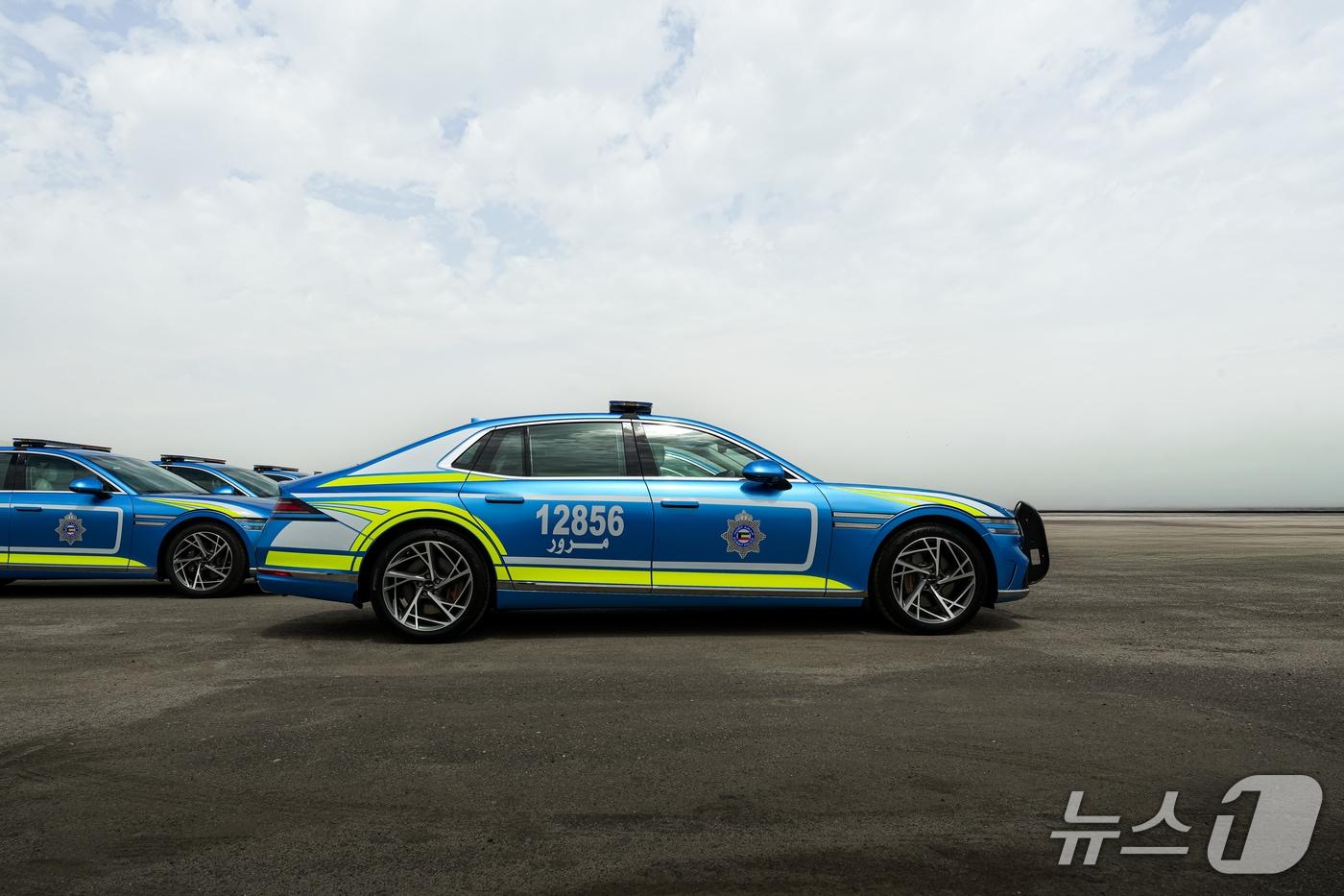 쿠웨이트 내무부 행사 운영용으로 맞춤 제작된 제네시스 G90 (제네시스 제공)