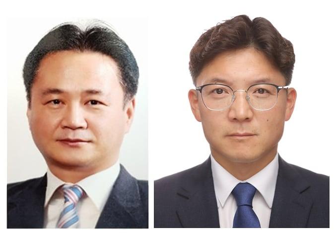 본문 이미지 - 한국팜비오가 구자억 종합병원본부 대표(왼쪽부터)와 심승식 수도권 종병사업부장을 영입했다.(한국팜비오 제공)/뉴스1