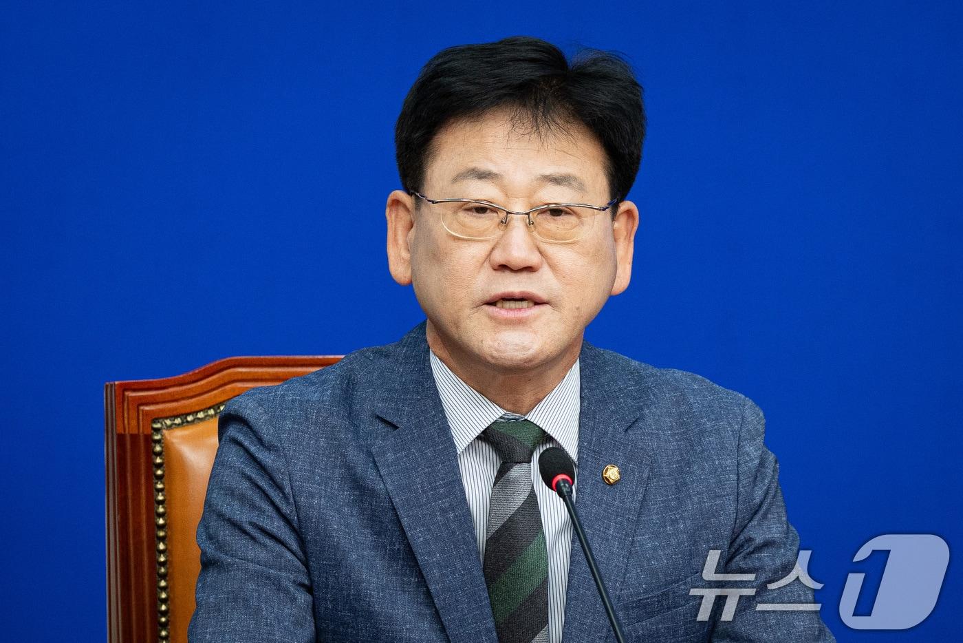 본문 이미지 - 김정호 신임 국회 기후에너지환경노동위원장. 2025.7.15 ⓒ 뉴스1 유승관 기자