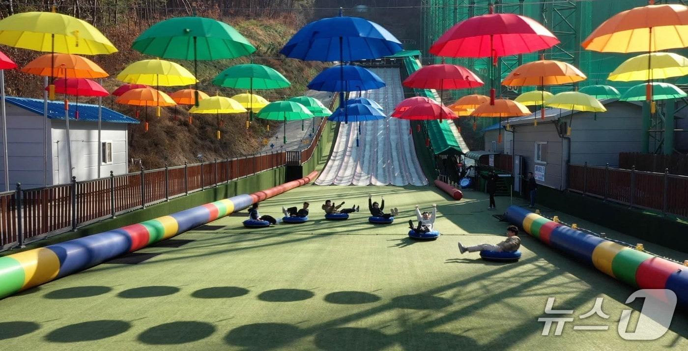 단양 사계절썰매장. (단양군 제공. 재판매 및 DB금지)/뉴스1 