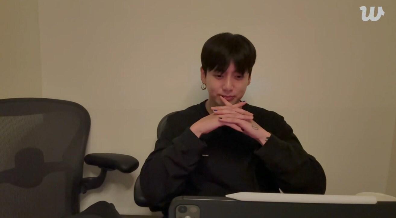 본문 이미지 - 방탄소년단 정국 위버스 영상 갈무리
