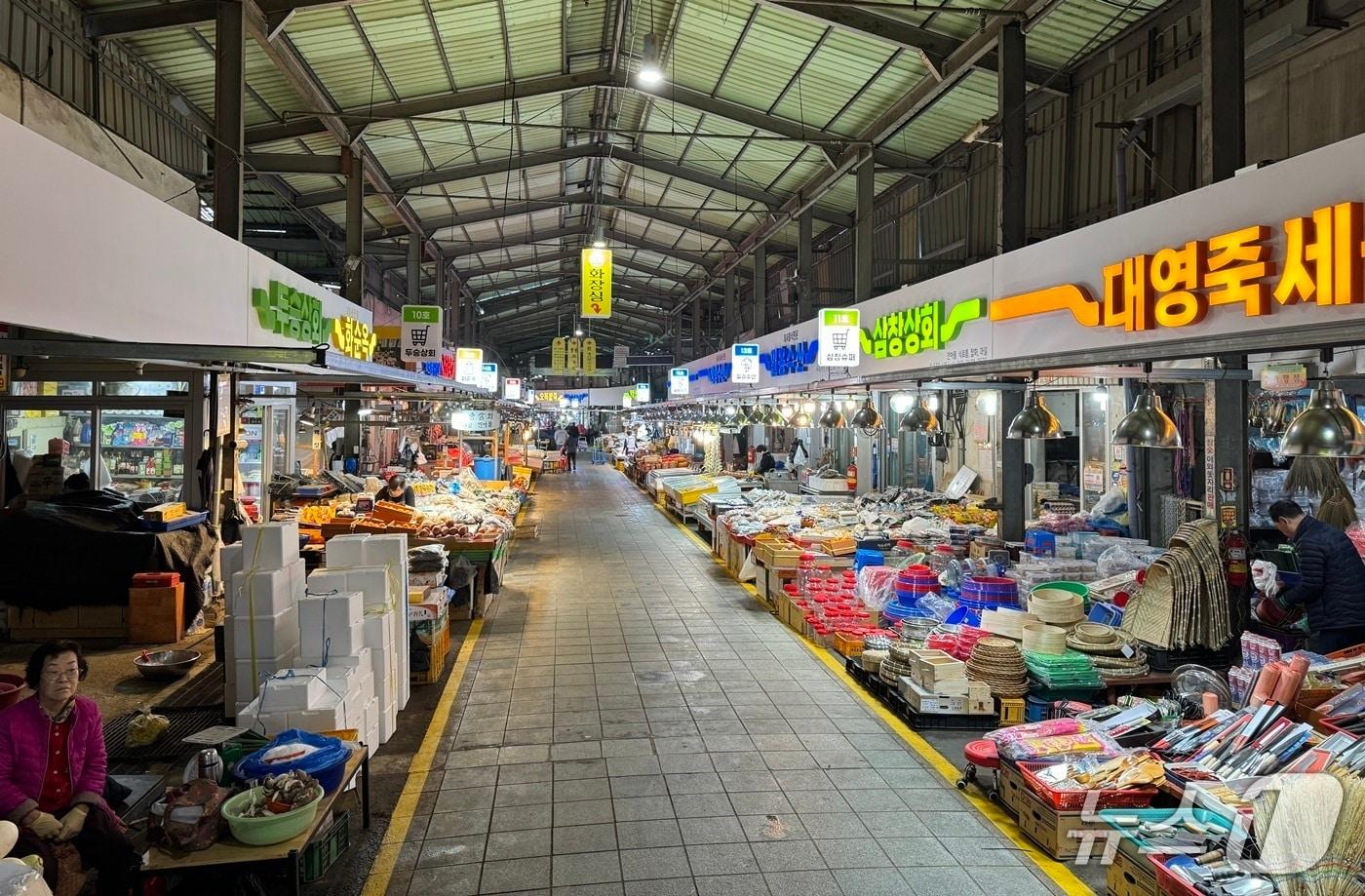 전북 정읍시의 대표 전통시장인 &#39;샘고을시장&#39; 전경.&#40;정읍시 제공. 재판매 및 DB금지&#41;/뉴스1 