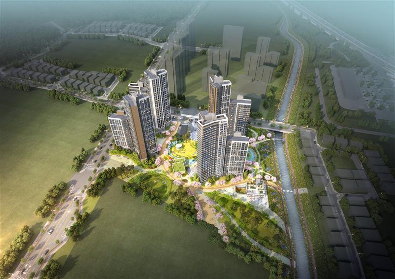 본문 이미지 - 고양창릉 S-1블록 조감도./우미건설 제공