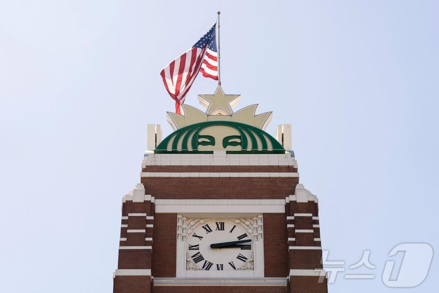 2024년 7월 3일(현지시간) 미국 워싱턴주 시애틀의 스타벅스 본사 건물 '스타벅스 센터'의 모습. 2024.07.03. ⓒ AFP=뉴스1 ⓒ News1 윤다정 기자