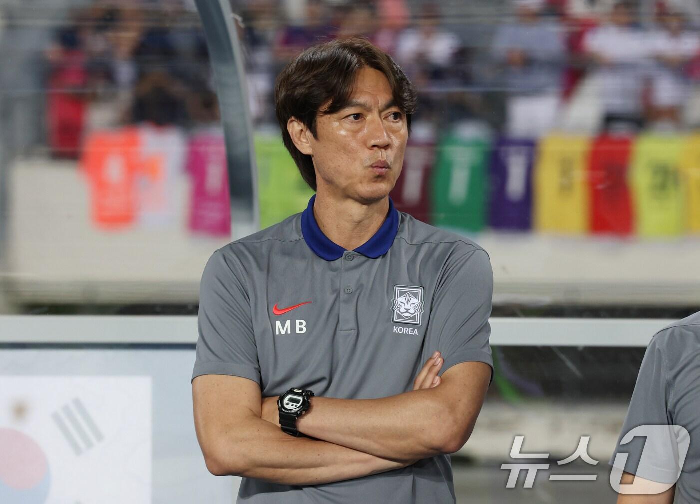 본문 이미지 - 홍명보 대한민국 축구 국가대표팀 감독. /뉴스1 ⓒ News1 김영운 기자