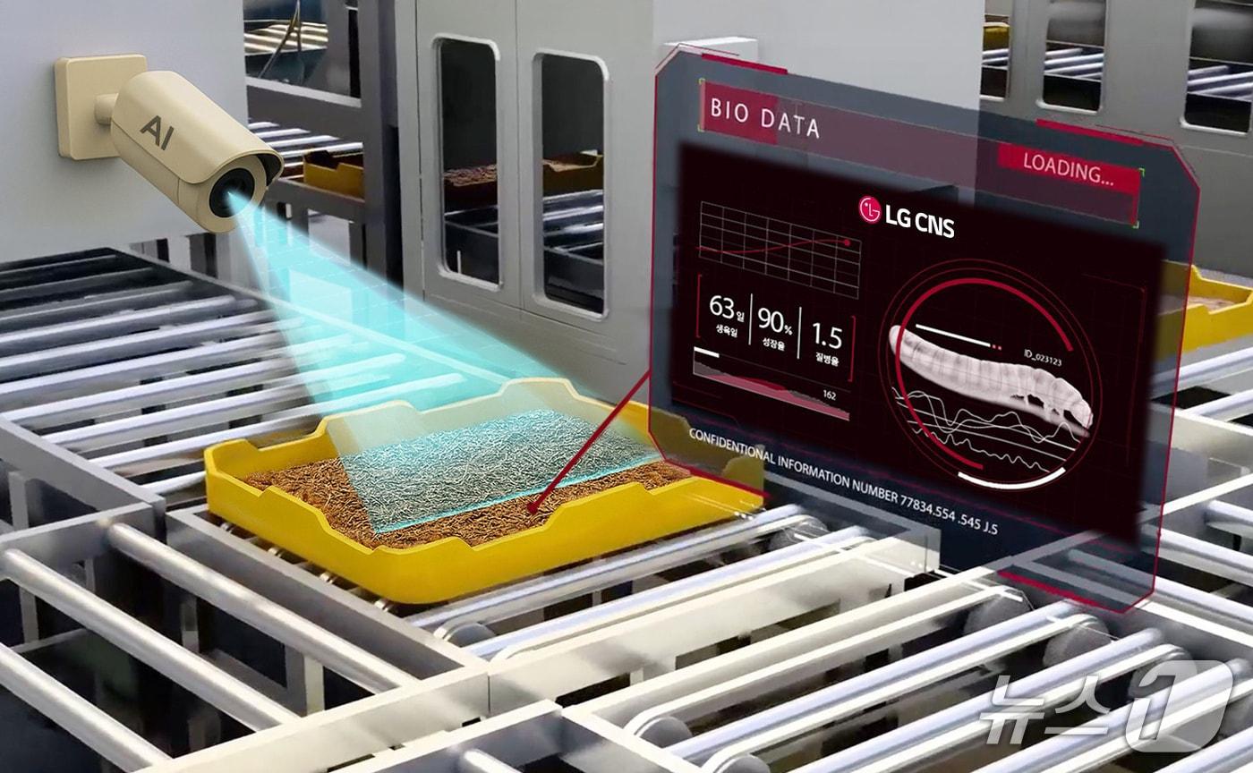 LG CNS 곤충 스마트팩토리팜 서비스 예상 이미지(LG CNS 제공)