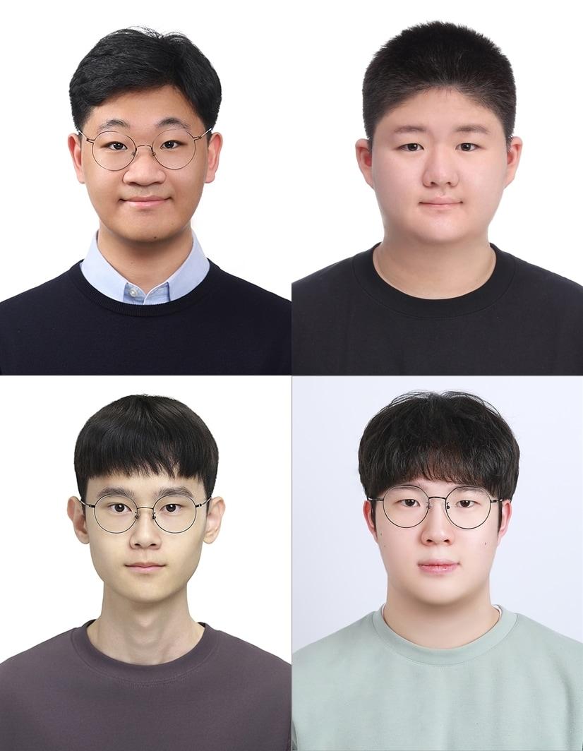 본문 이미지 - 왼쪽 위부터 시계방향으로 김효종(서울과고3)·심유찬 (서울과고3)·최예준(서울과고3)·이예준 (대구과고3) (과학기술정보통신부 제공)