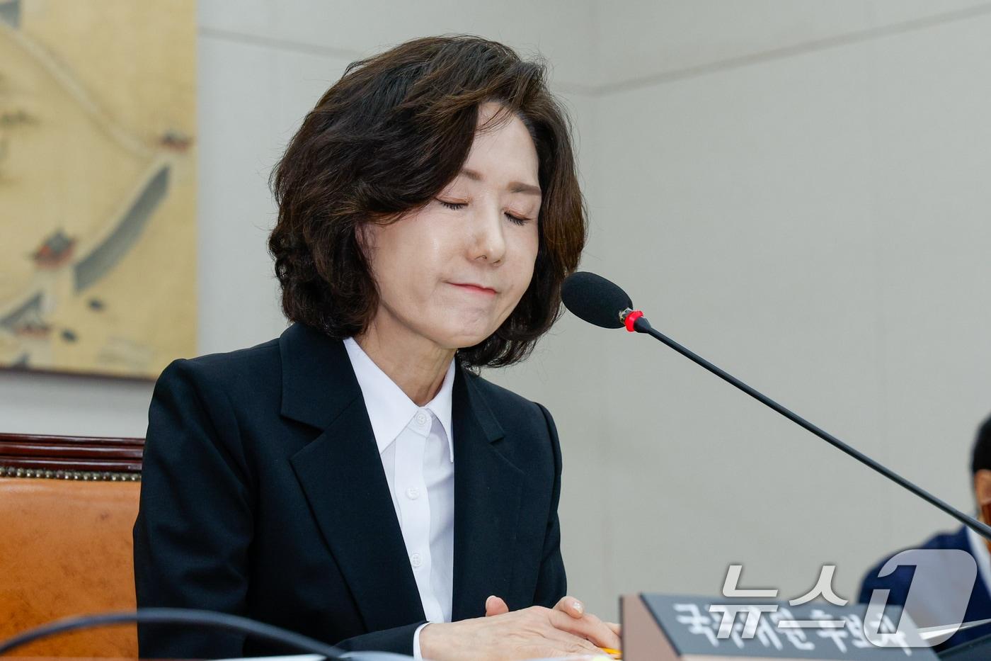 이진숙 사회부총리 겸 교육부 장관 후보자. /뉴스1 ⓒ News1 안은나 기자