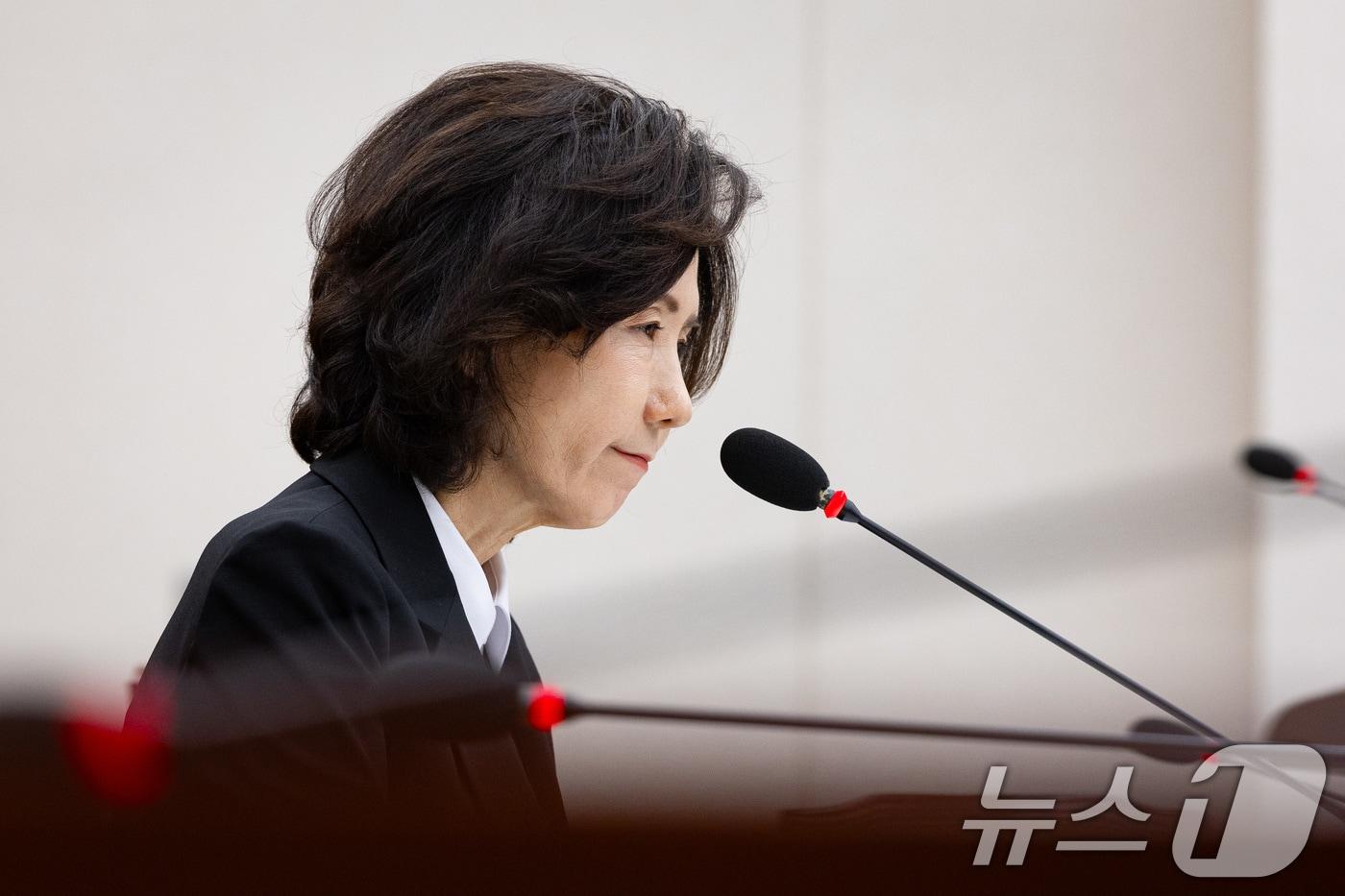 이진숙 전 사회부총리 겸 교육부 장관 후보자. /뉴스1 ⓒ News1 유승관 기자