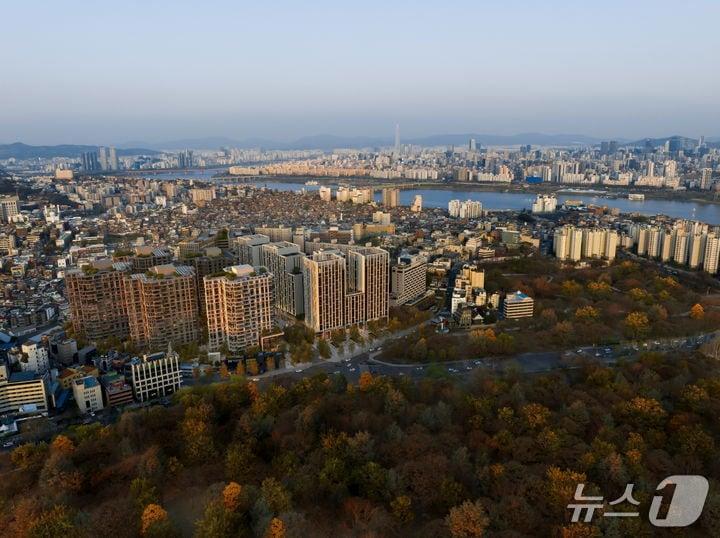 본문 이미지 -   더파크사이드 서울 조감도 (일레븐건설 제공)