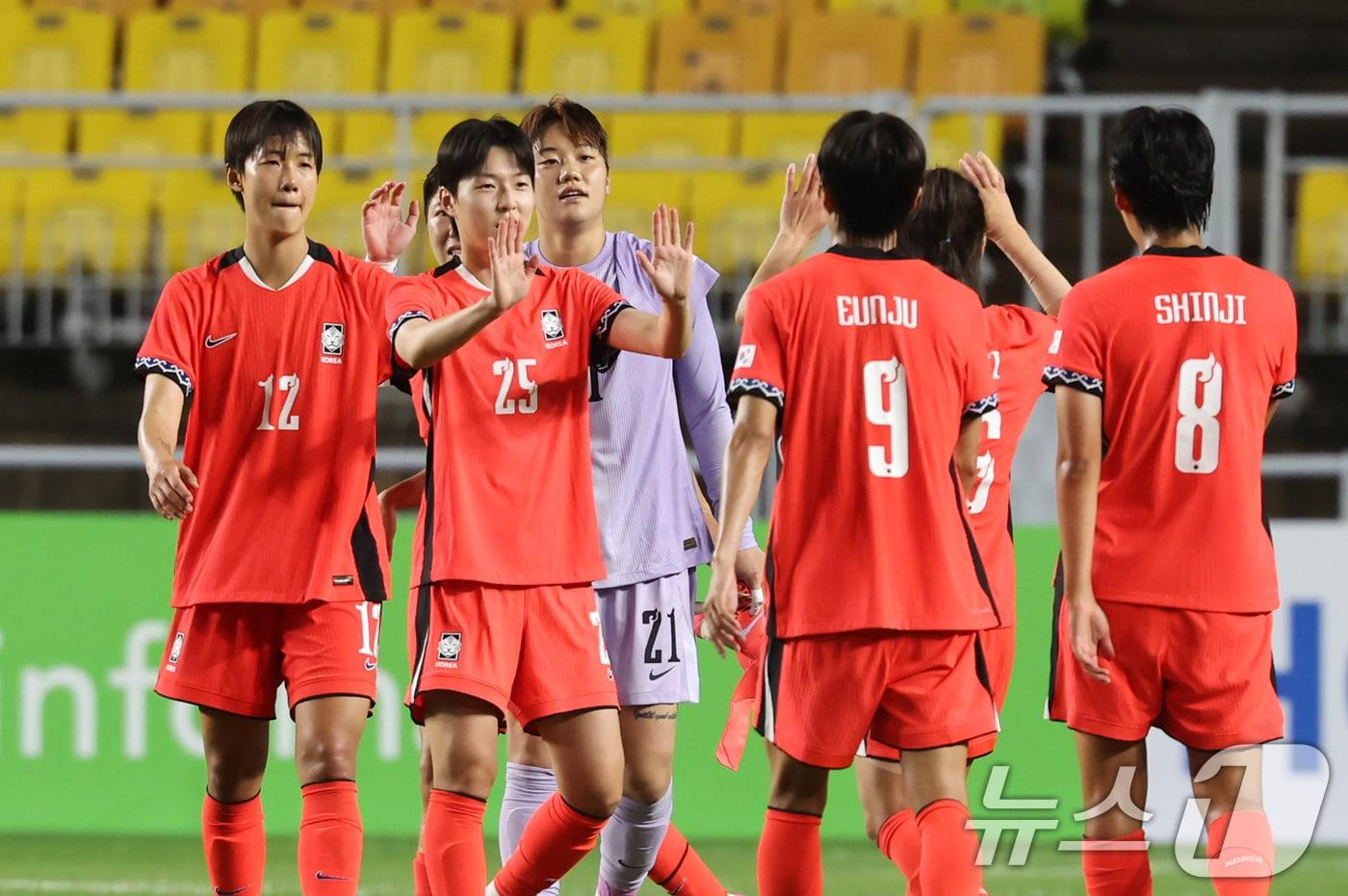 여자 축구대표팀이 유럽으로 원정을 떠나 웨일스, 네덜란드와 평가전을 치른다. /뉴스1 ⓒ News1 장수영 기자