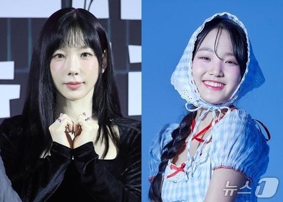 본문 이미지 - 소녀시대 태연(왼쪽), 김태연 / 사진=뉴스1 DB, K타이거즈 엔터테인먼트