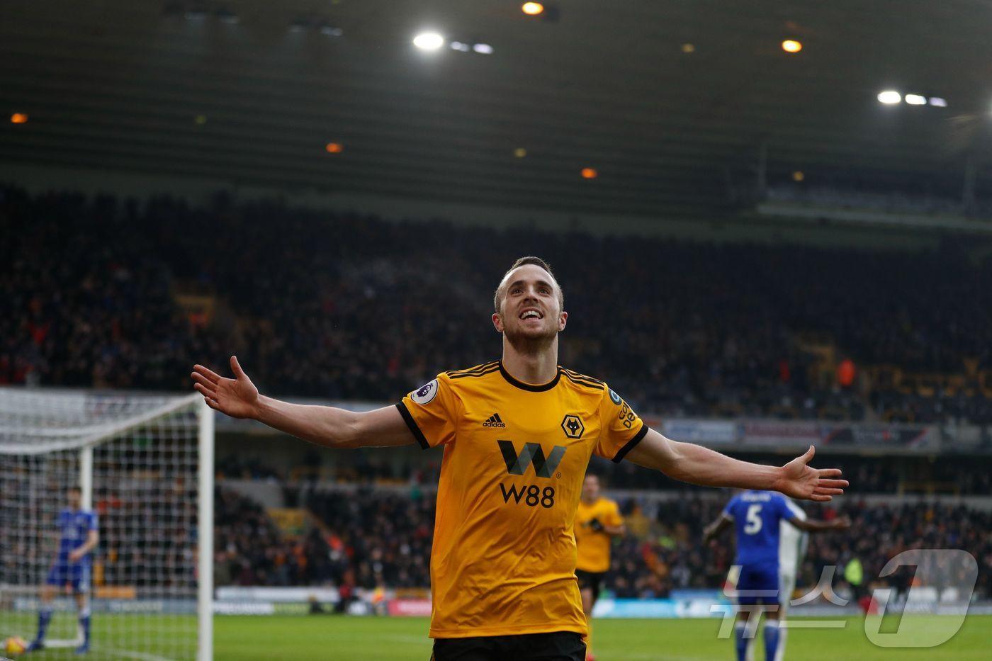 울버햄튼에서 뛰던 시절의 조타 ⓒ AFP=뉴스1