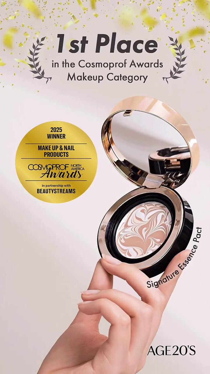 본문 이미지 - 에이지투웨니스(AGE20'S)는 지난 15일(현지시간) 미국 라스베이거스에서 진행된 '코스모프로프 라스베이거스 어워드'에서 브랜드의 혁신성과 제품력을 인정받으며 메이크업&네일 부문 1위(WINNER)에 선정됐다.(에이지투웨니스제공)