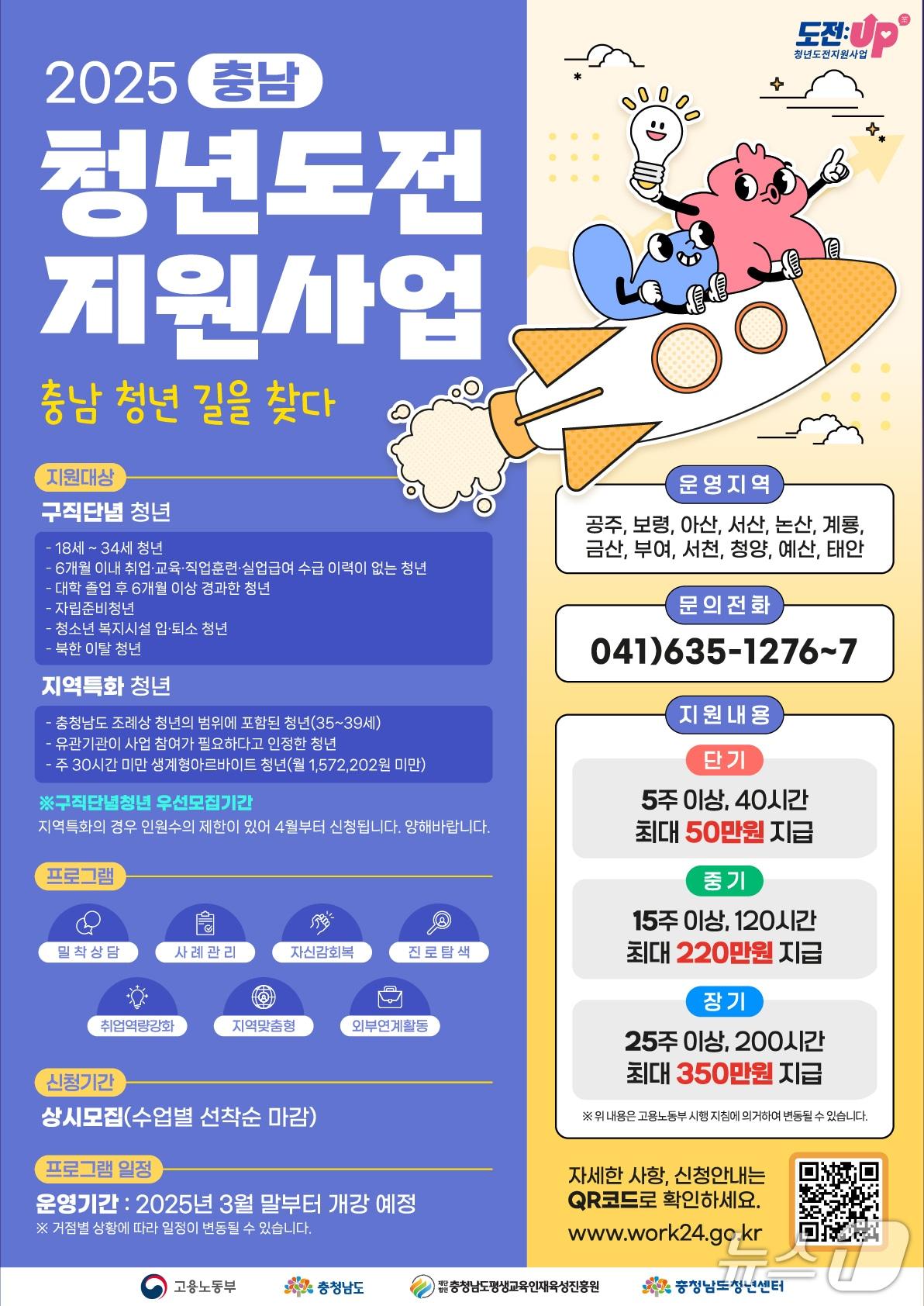 본문 이미지 - 충남 지역 내 미취업 청년들의 진로 탐색 및 취업역량 강화를 위한 맞춤형 프로그램을 제공하는 청년도전지원사업의 참여자를 모집한다. (충남청년센터 제공. 재판매 및 DB금지)2025.7.18/뉴스1