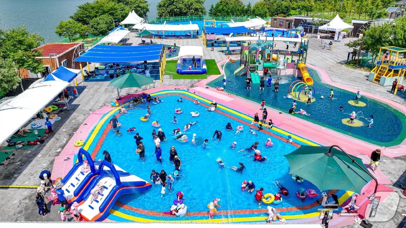광양 '백운제 테마공원' 물놀이터